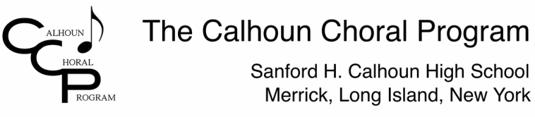 The Calhoun HS Choral Program
